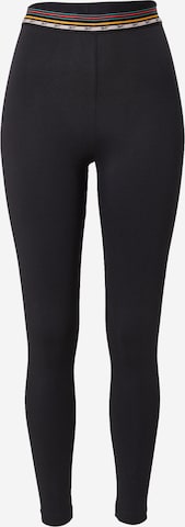 Reebok Skinny Leggings in Zwart: voorkant