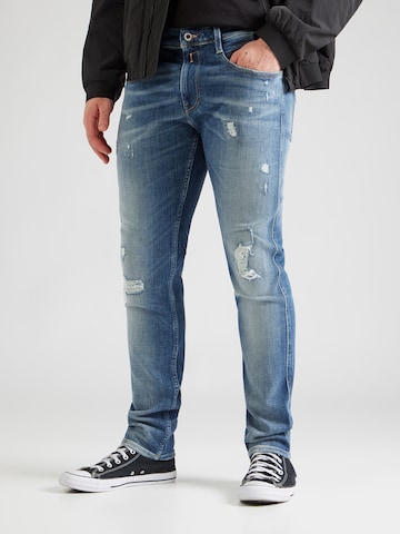 REPLAY Slimfit Farmer 'ANBASS' - kék: elől