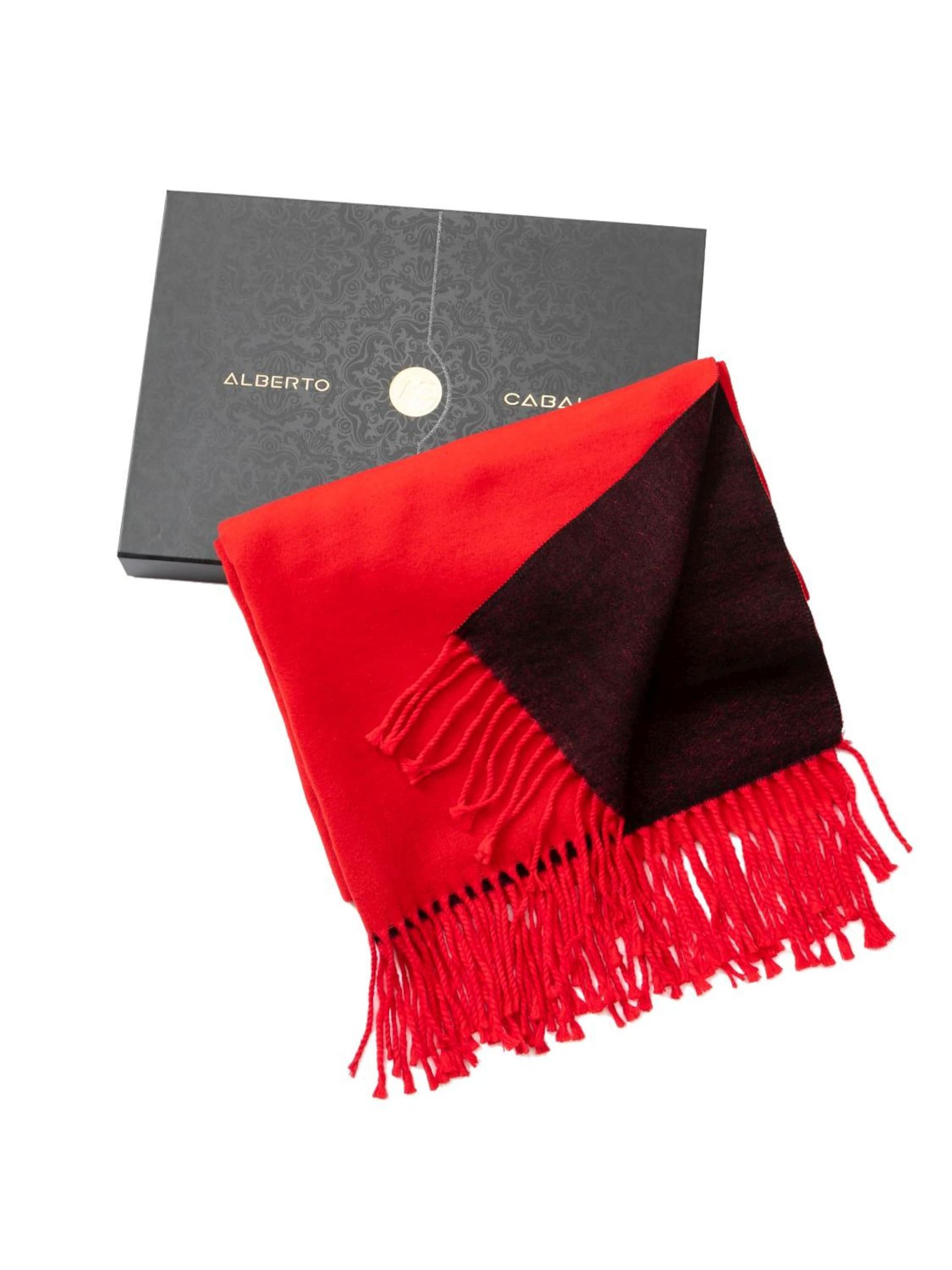 Sciarpa di alberto cabale in rosso