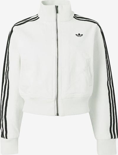 ADIDAS ORIGINALS Sweatjacke 'FIREBIRD' in schwarz / weiß, Produktansicht