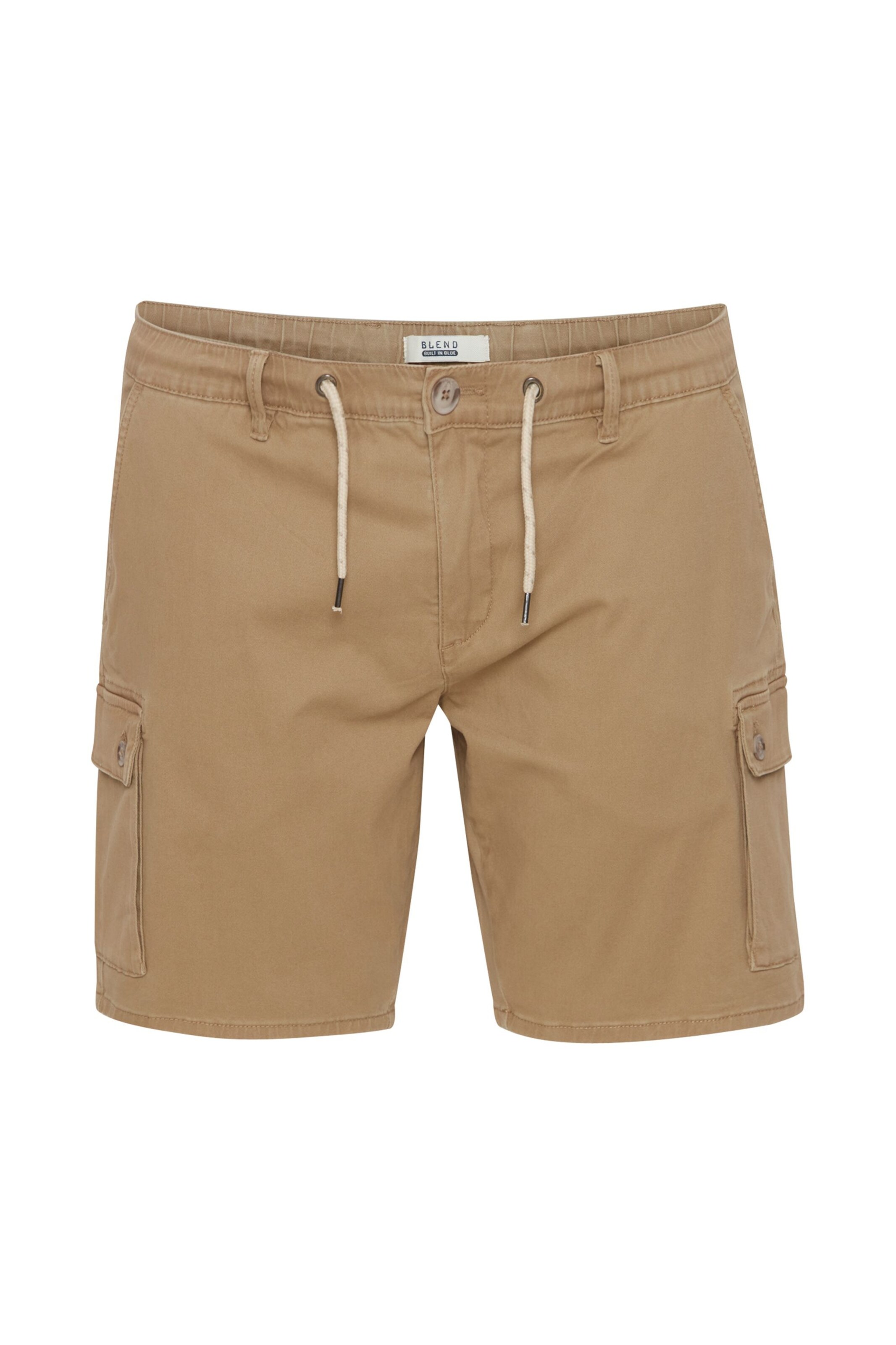 BLEND Cargo trousers 'Bhsiello' in Beige: front