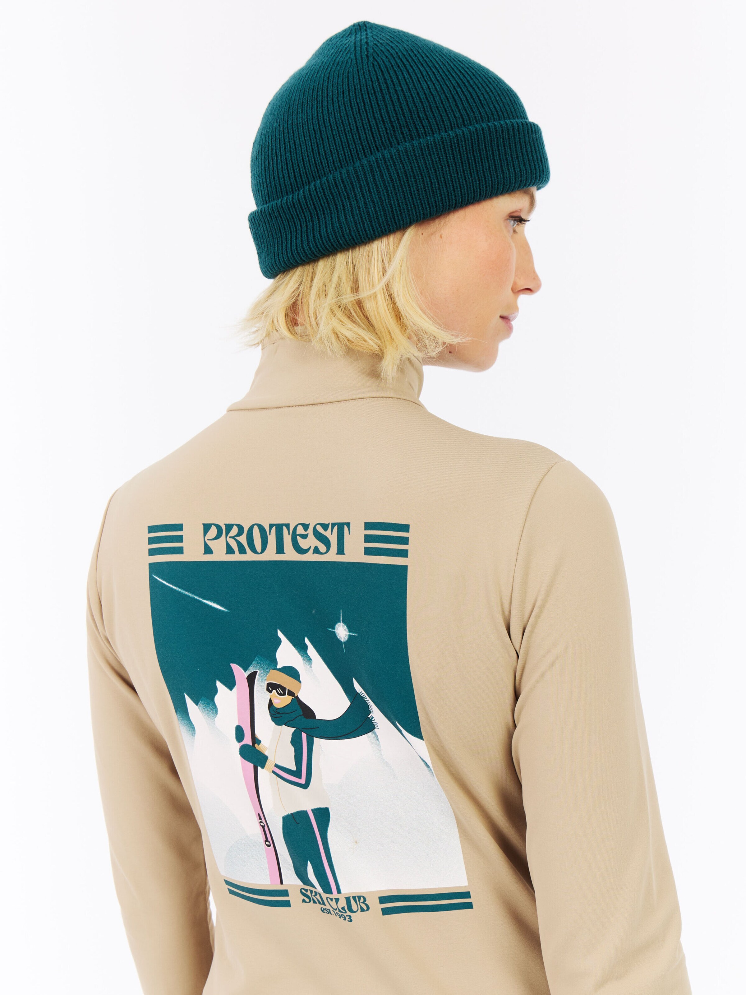 PROTEST Sportief sweatshirt 'PRTGentle' in Bruin