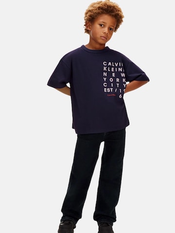 T-Shirt Calvin Klein Kids en bleu