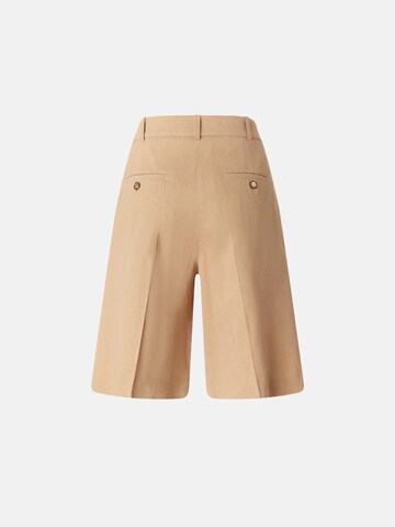PINKO Normalny krój Spodnie 'PINKO BRYANA BERMUDA LINO STRETCH BERMUDA' w kolorze beżowy