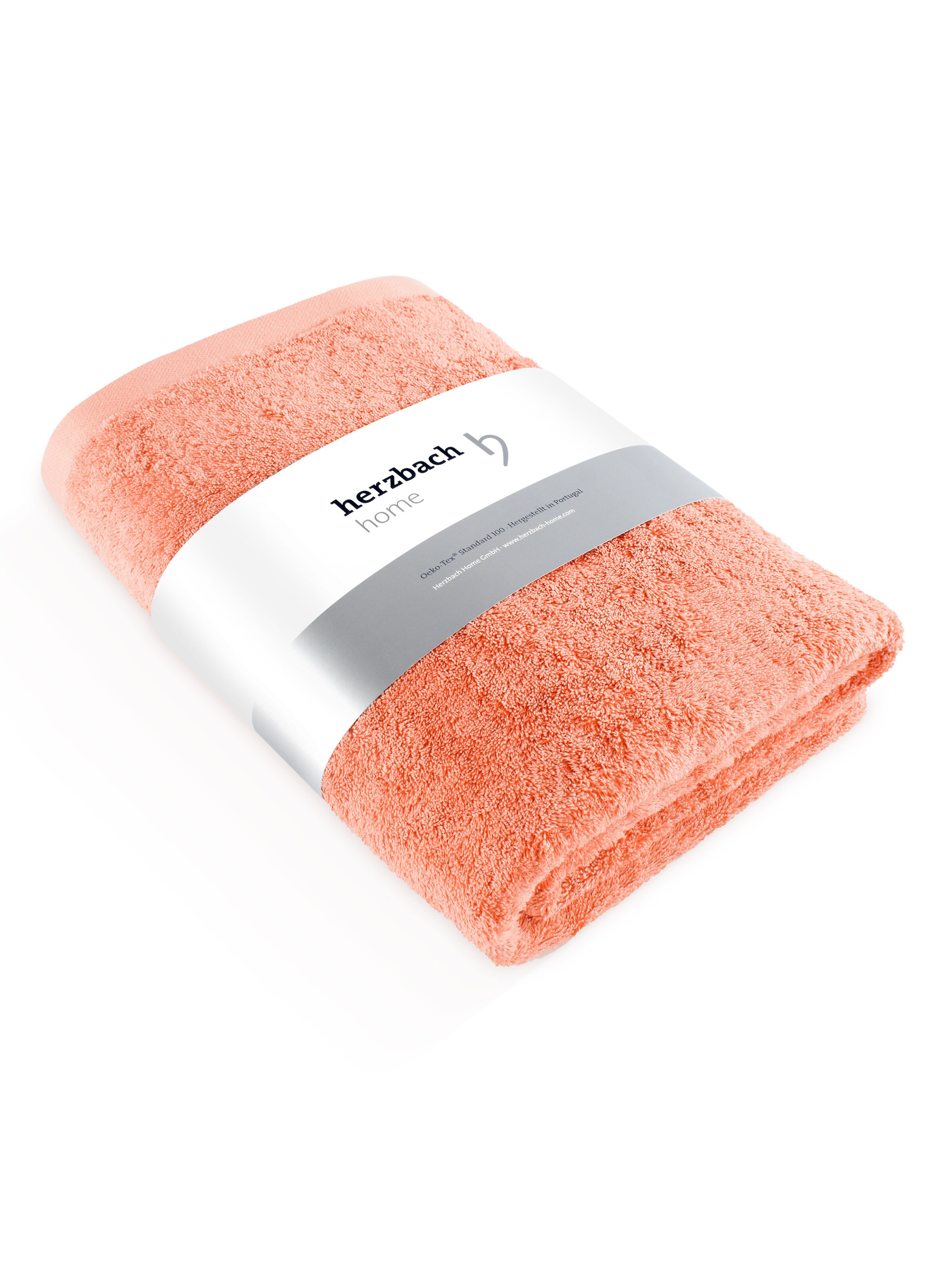 Herzbach home Handdoek in Rood: voorkant