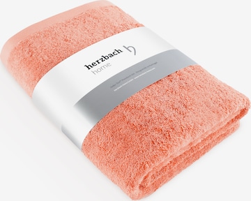 Serviette Herzbach home en rouge : devant