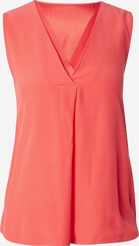 COMMA Blouse in Rood: voorkant