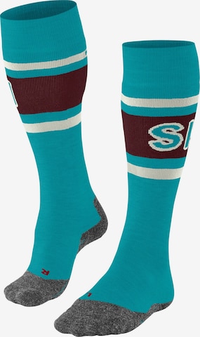 FALKE Athletic Socks 'SK2 Intermediate' in Blue: front