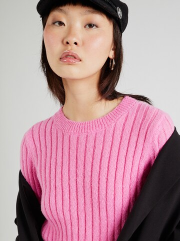 VERO MODA Sweter 'VMSTORM' w kolorze różowy