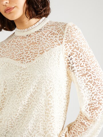 VILA - Blusa 'VIGLAZE' en beige