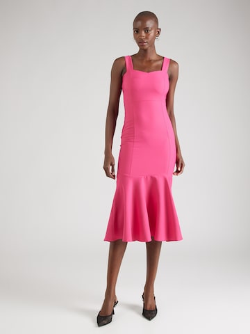 TrendyolKoktel haljina - roza boja: prednji dio