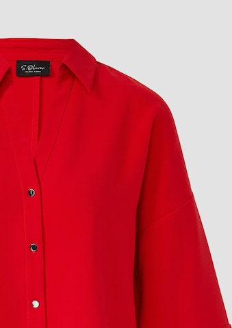Chemisier s.Oliver en rouge