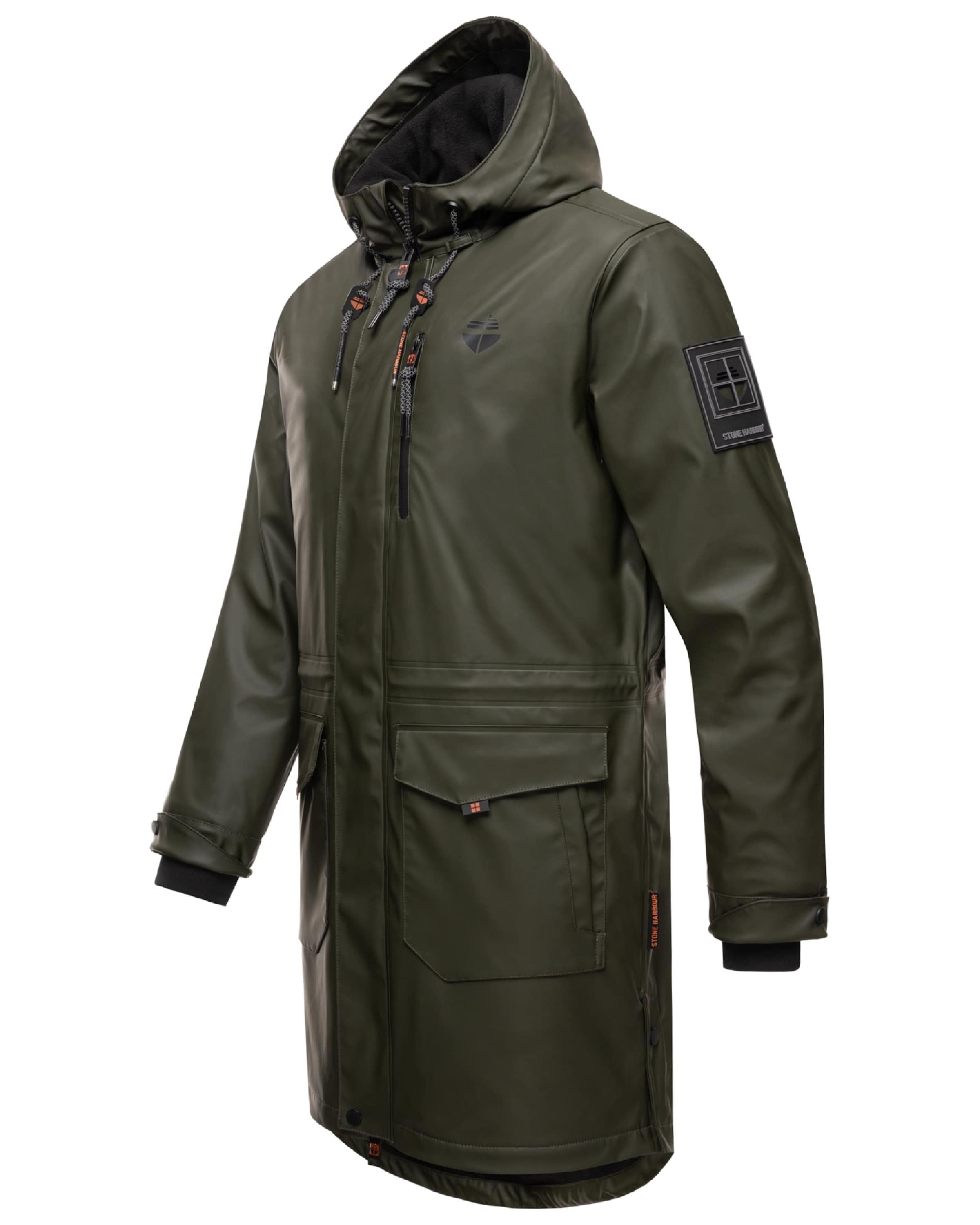 žalia STONE HARBOUR Demisezoninis paltas 'Verdaan'