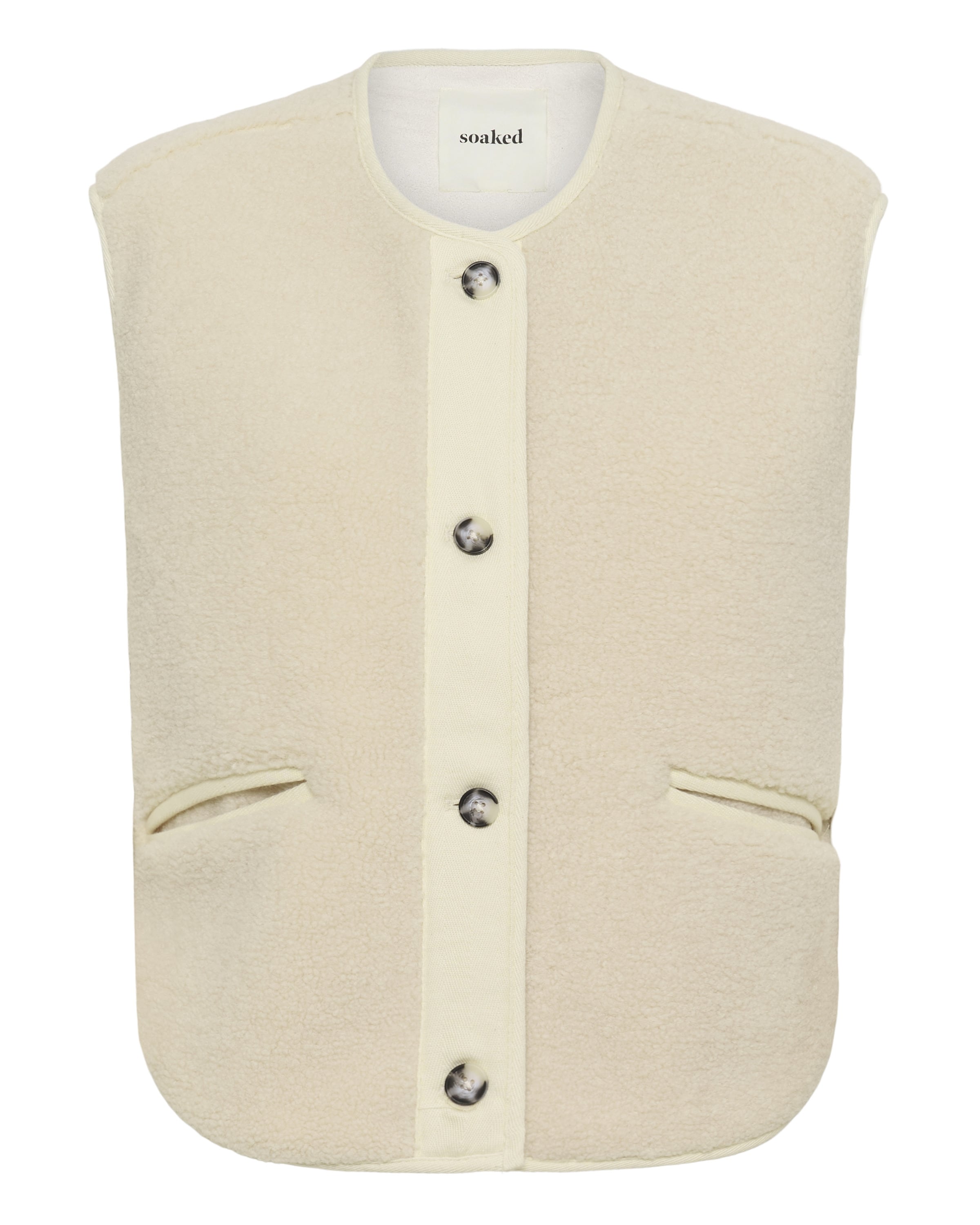 SOAKED IN LUXURY Between-season jacket 'SLThalassa' in Light beige, Item view