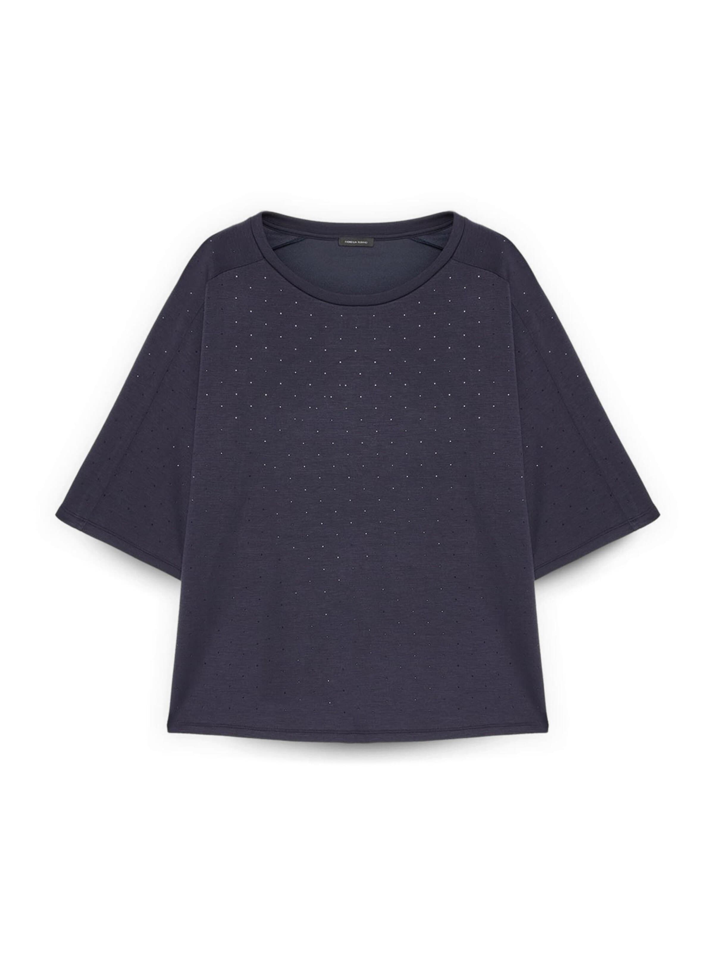 Fiorella Rubino Shirt in Blauw: voorkant