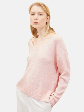 TOM TAILOR Pullover in Pink