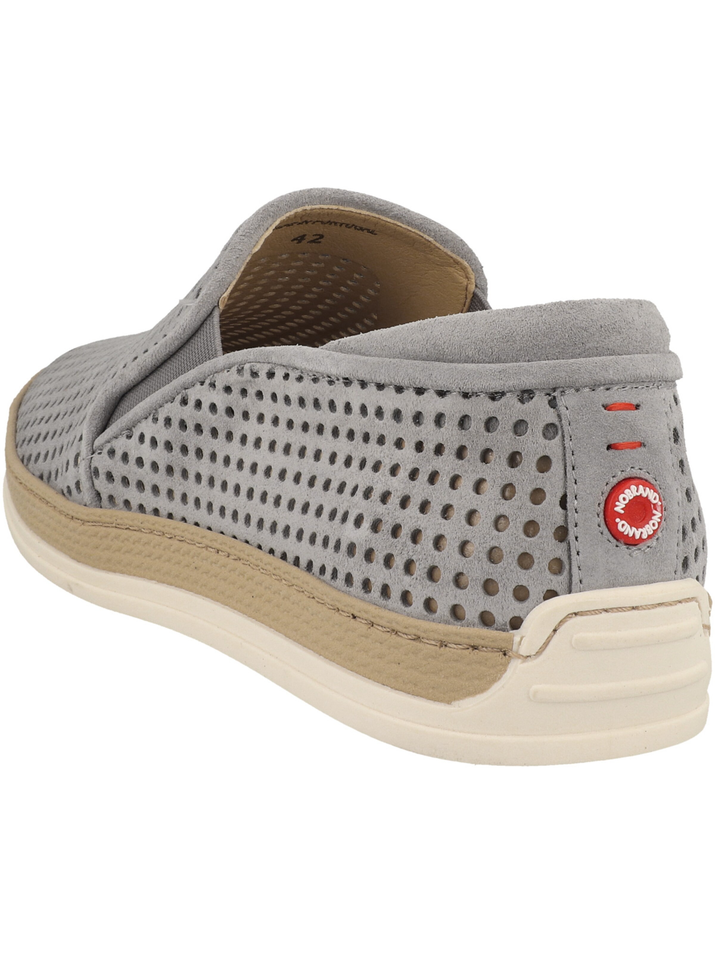 NOBRAND Slipper 'Barcelo 1' in Grau