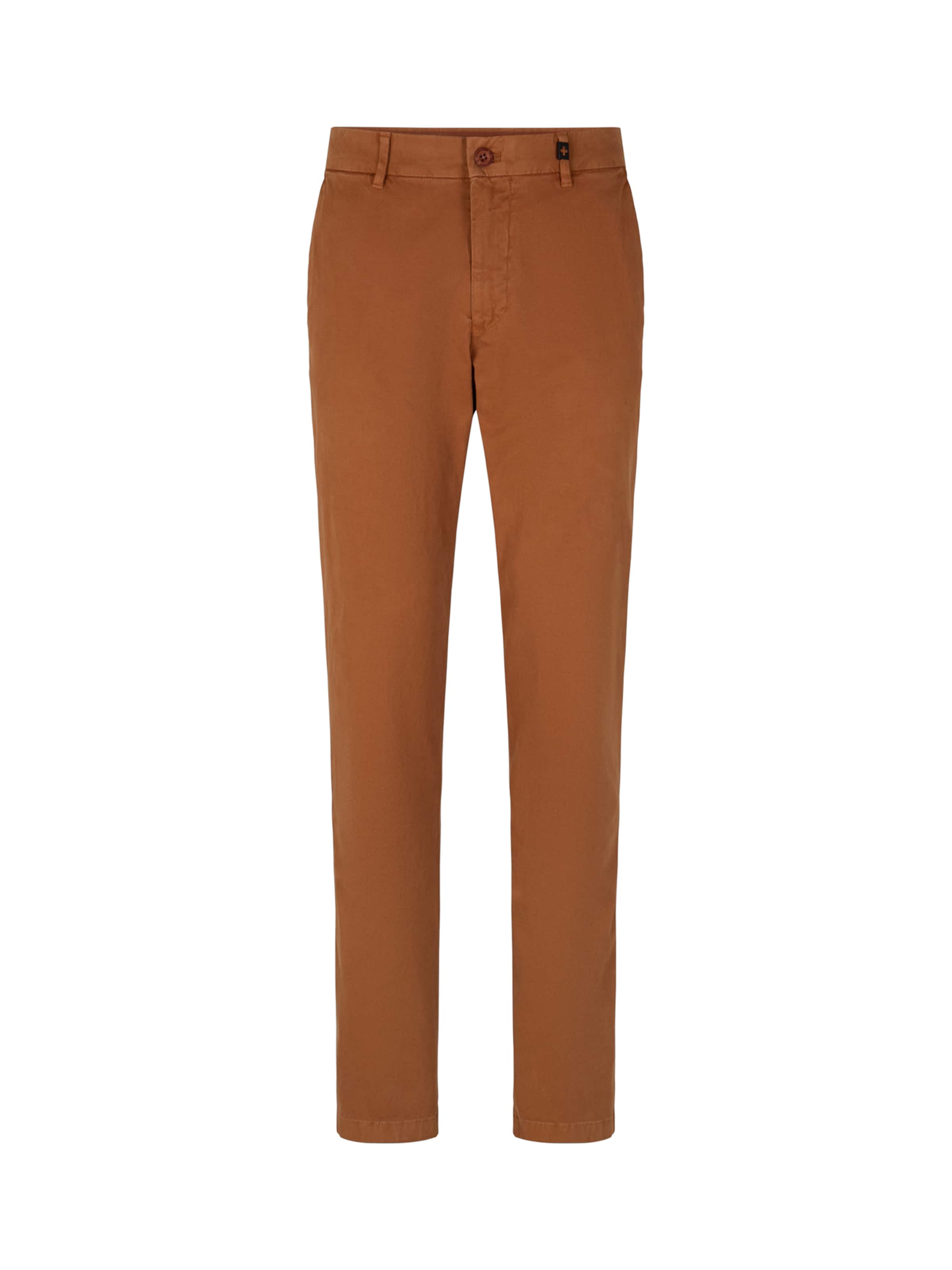 Regular Pantalon chino 'Rion' STRELLSON en jaune : devant