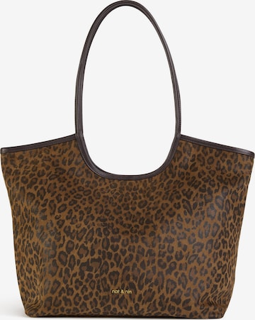 Nat&Nin Ostoskassi ' MILAN ' värissä ruskea: etupuoli