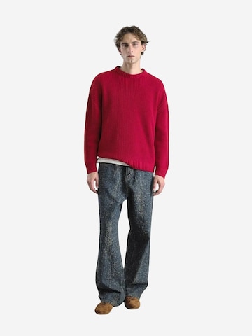 Pullover di Giesto in rosso: frontale