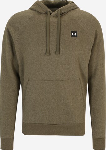 UNDER ARMOUR Regular fit Athletic Sweatshirt 'Rival' in Green: front