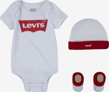 Levi's Kids Body Set in Weiß: Vorderseite