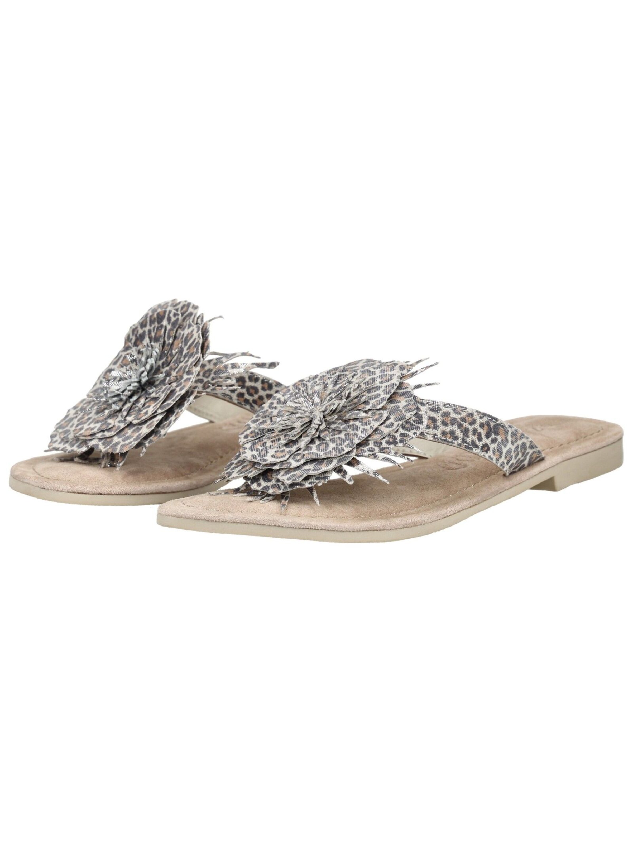 Tongs LAZAMANI en beige