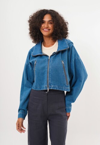 FRESHLIONS Jeansjacke 'Juliana' in Blau: Vorderseite