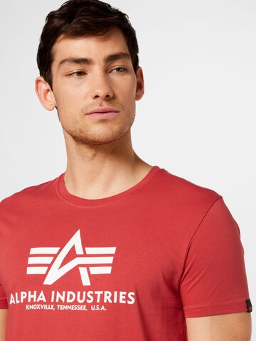 ALPHA INDUSTRIES T-Shirt in Rot