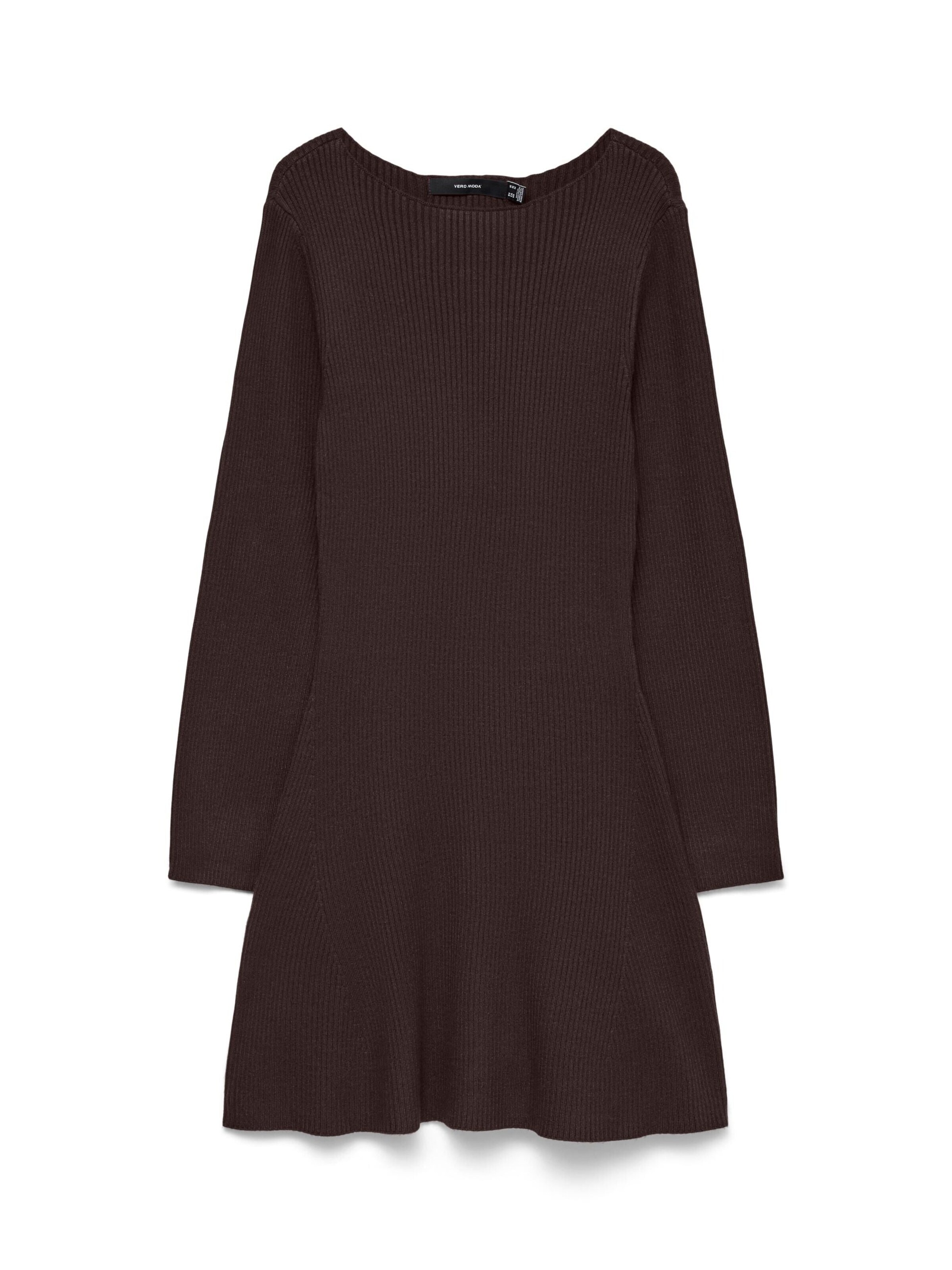 VERO MODA Strikkjole i S i choko, Produktvisning