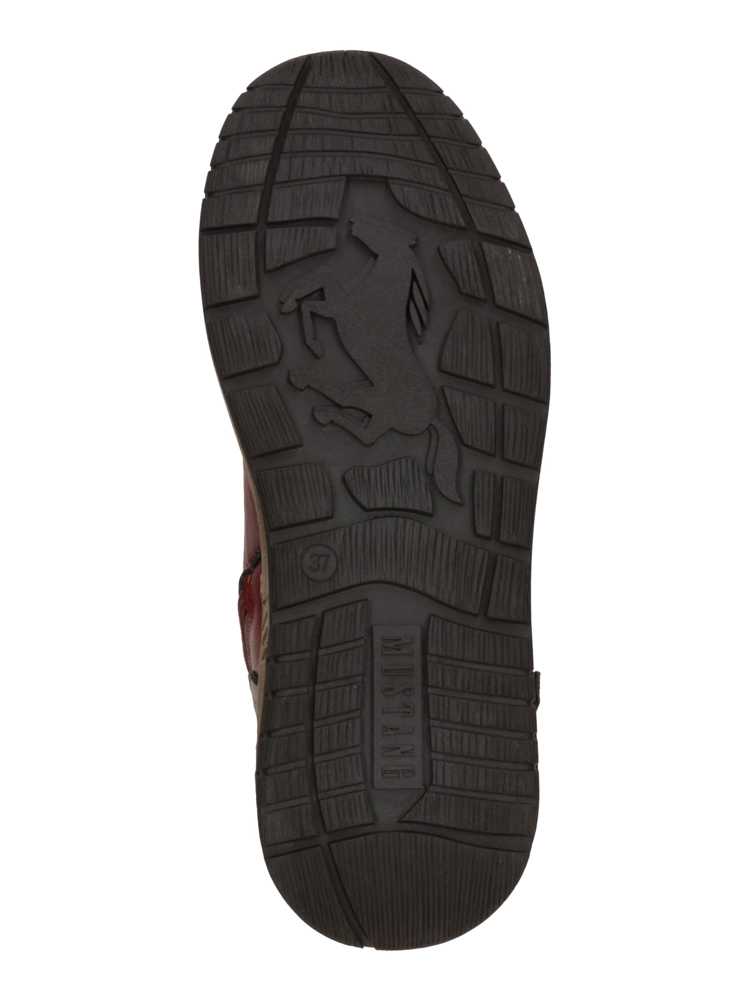 MUSTANG Ботинки на шнуровке в Красный