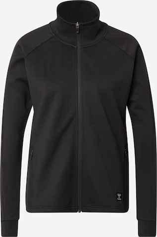 Hummel Athletic Zip-Up Hoodie 'Essi' in Black: front