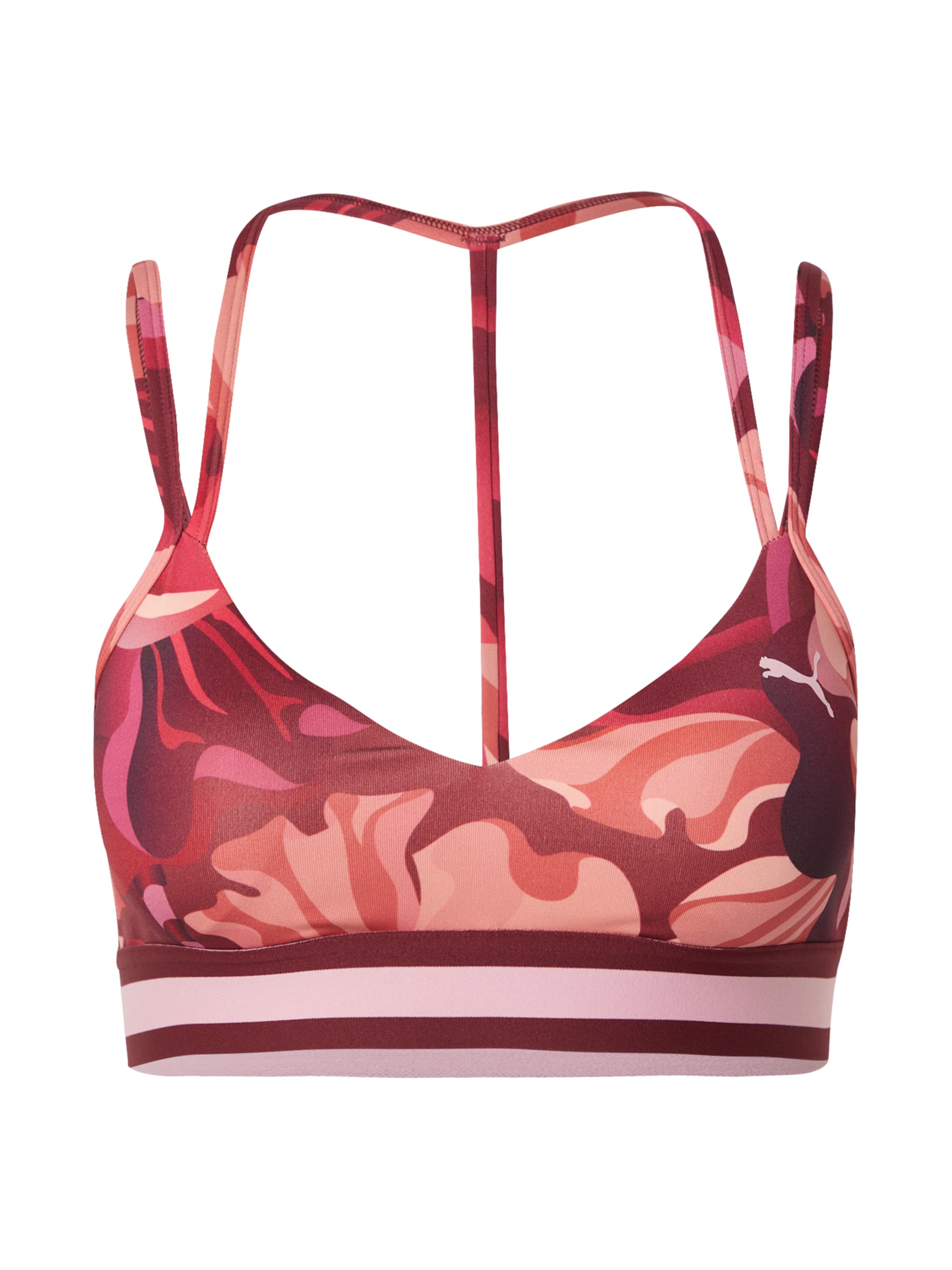 PUMA Μπουστάκι Αθλητικό σουτιέν σε κόκκινο: μπροστά
