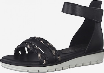 MARCO TOZZI Sandals in Black: front