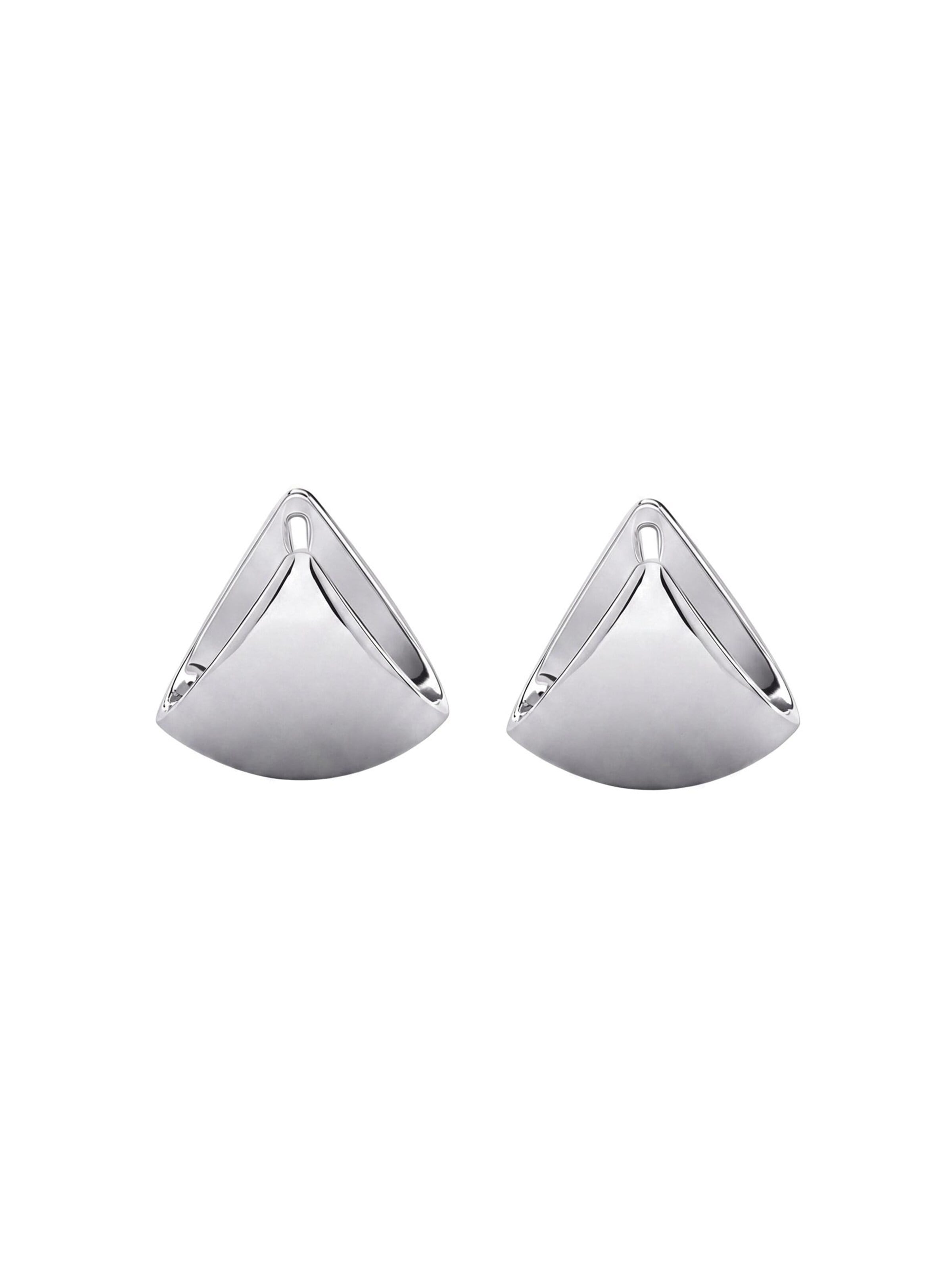 REYTEL - Pendientes 'ALLURE' en plata: frente