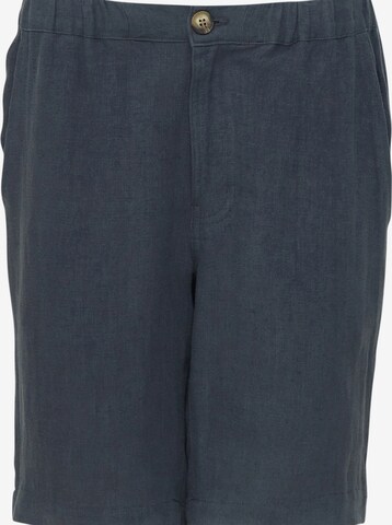 mazine Regular Pants ' Littlefield Linen ' in Blue: front