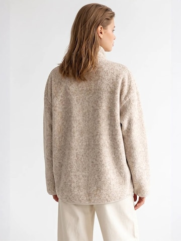 MixRay Fleece jacket 'Sweatshirts' in White