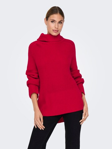 Pull-over 'JDYJusty' JDY en rouge : devant
