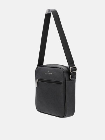 Borsa a tracolla 'Borsa a Tracolla Uomo Navigare - Poliestere Chiusura Zip' di Navigare in nero