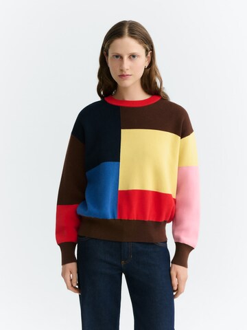 Thinking MU Sweater 'PETRA' in Mixed colors: front