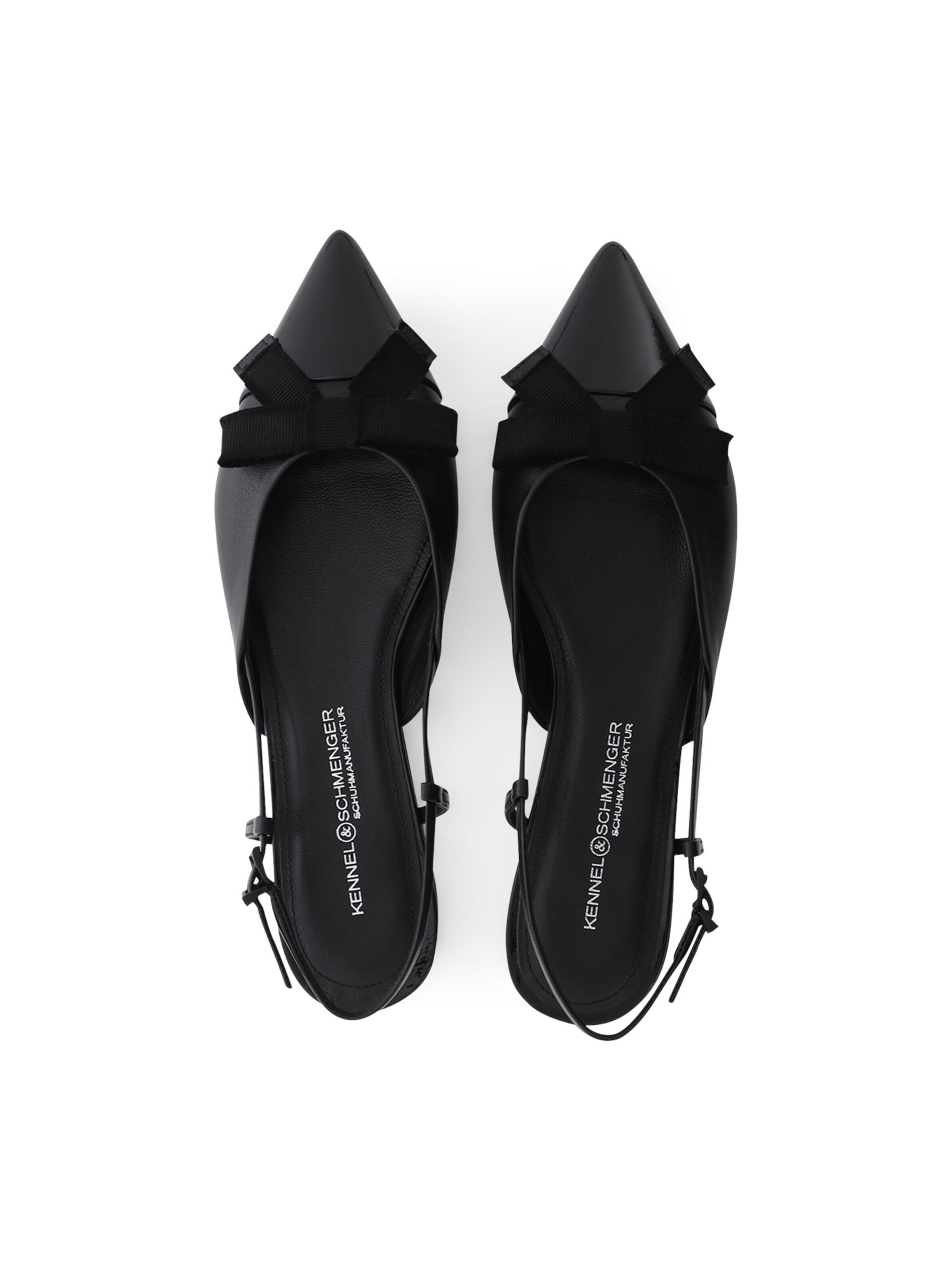 Ballerines à lanières 'Greta' Kennel & Schmenger en noir