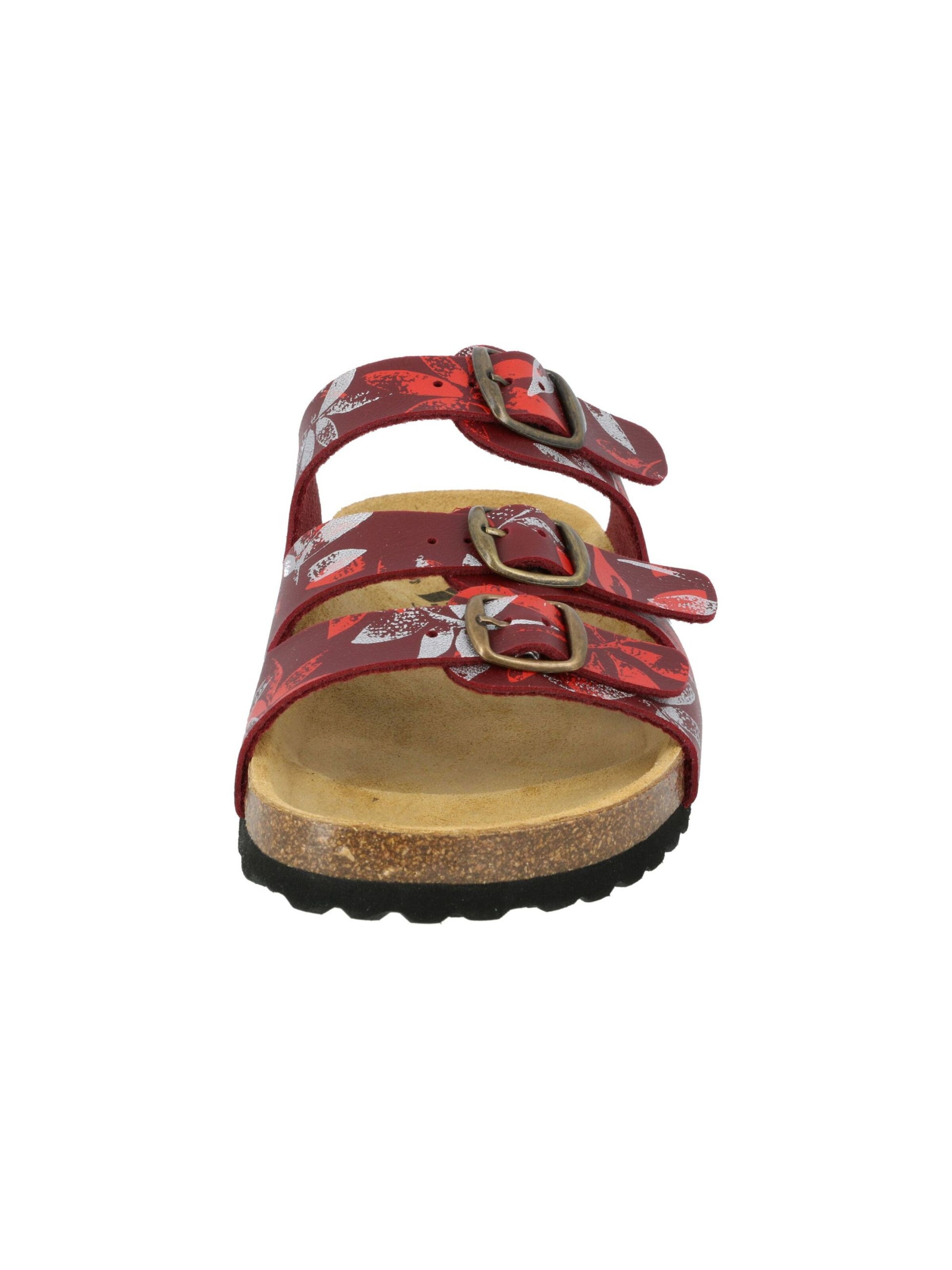 LICO Pantolette 'Bioline Leave' in Rot