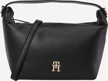 Borsa a spalla di TOMMY HILFIGER in nero: frontale