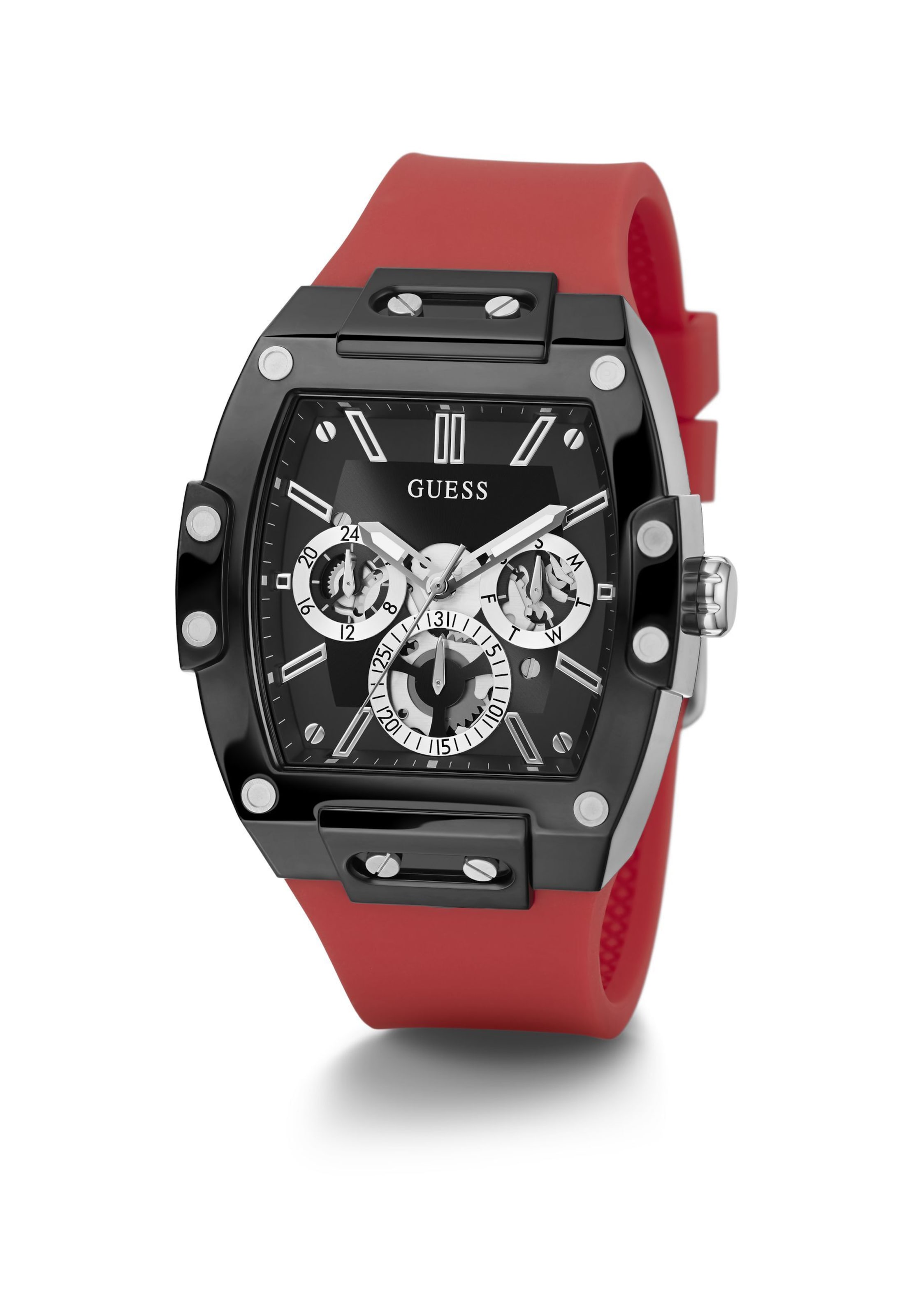 GUESS Uhr 'Phoenix' in Rot