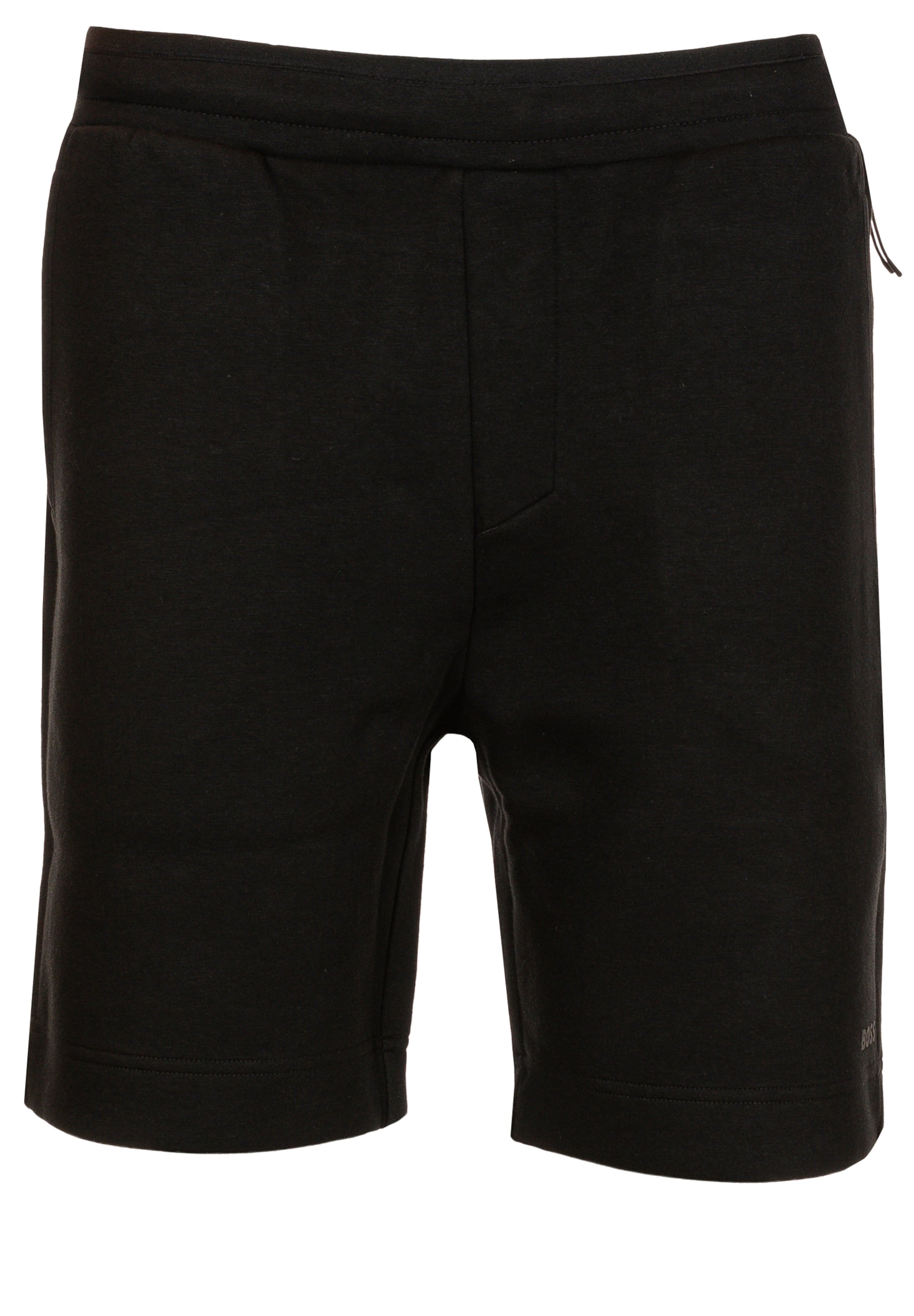 BOSS Regular Shorts 'Globe' in Schwarz: Vorderseite