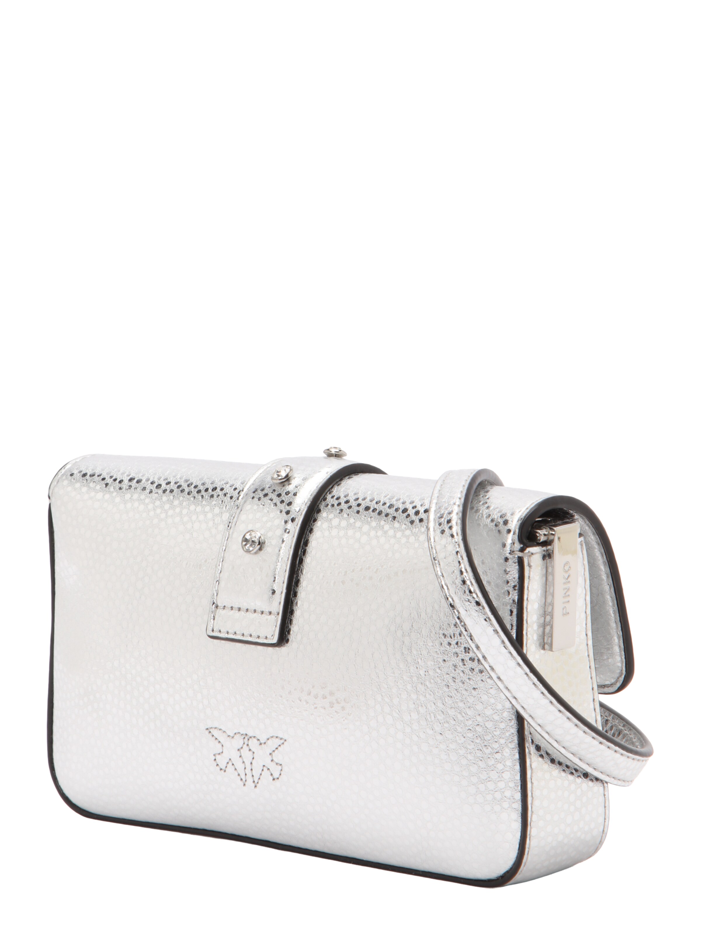 Sac à bandoulière 'Love One' PINKO en argent