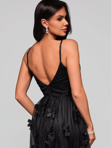 Ombre Abendkleid‌‌‌‌‌‌ in Schwarz