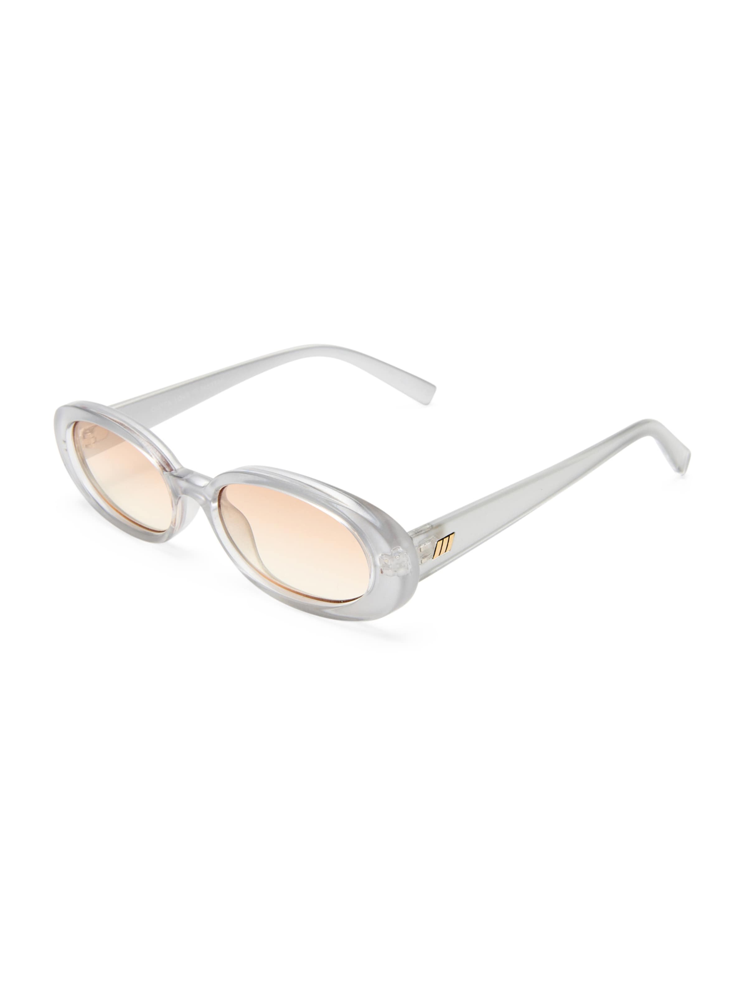 Lunettes de soleil 'OUTTA LOVE' LE SPECS en blanc : devant
