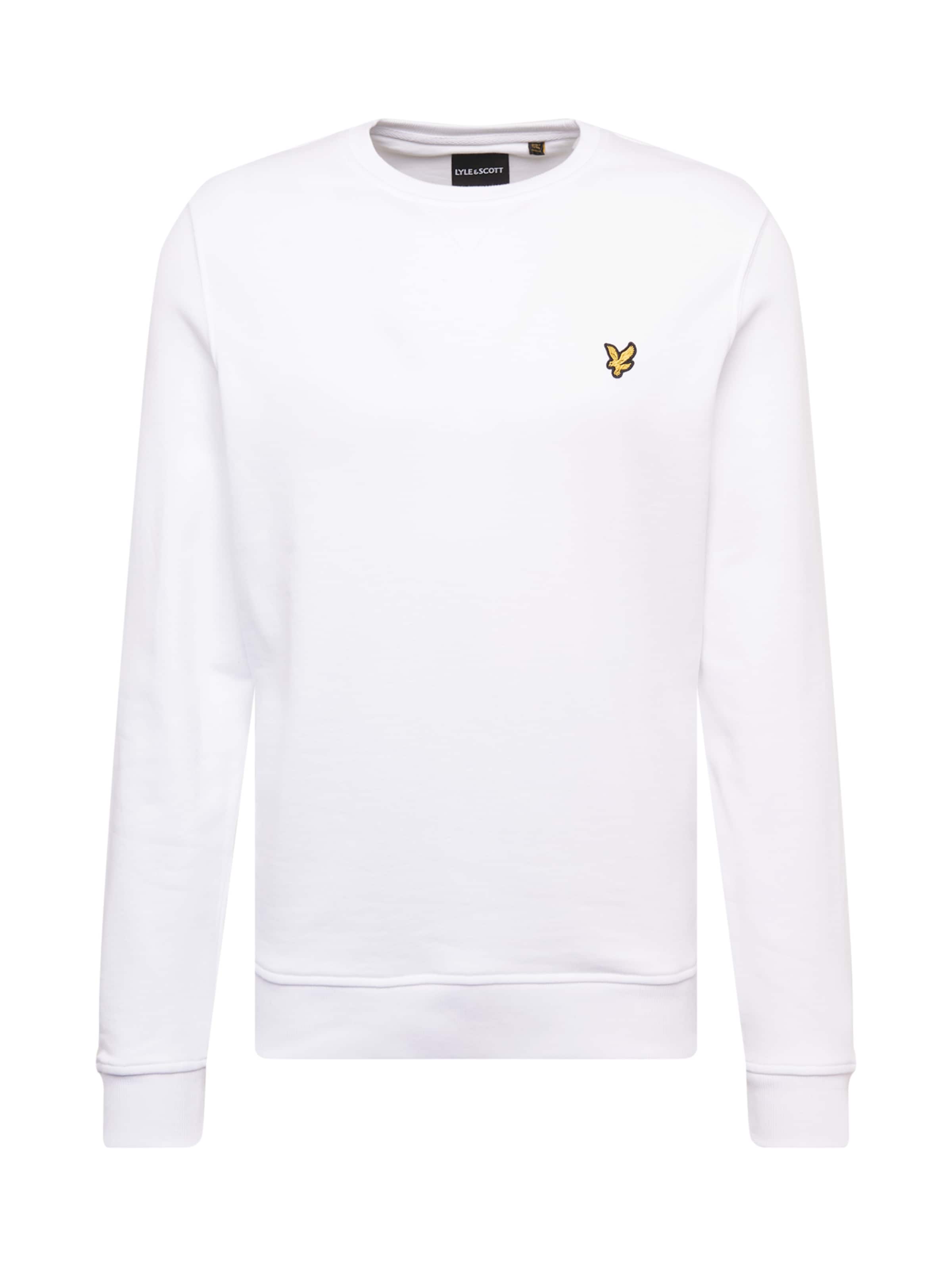 Lyle & Scott Sweatshirt in Weiß: Vorderseite
