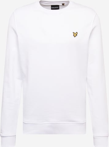 Lyle & Scott Μπλούζα φούτερ σε λευκό: μπροστά